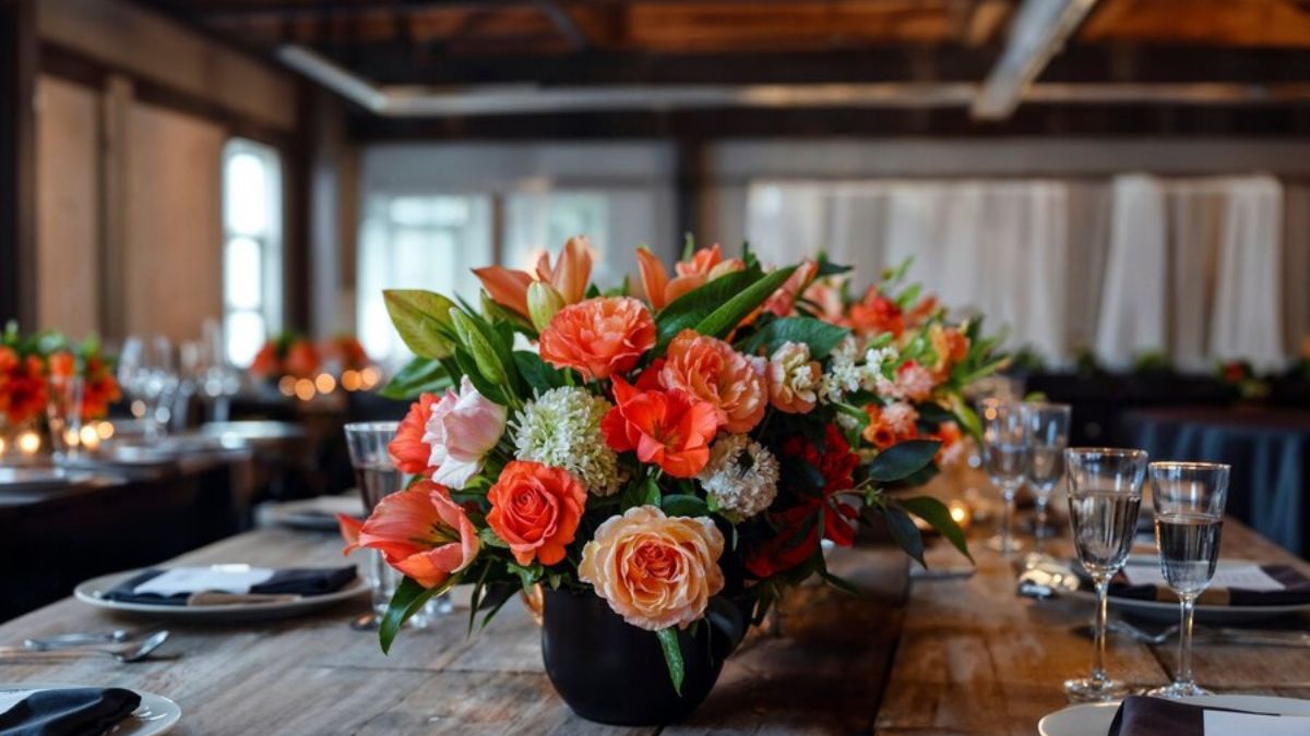 centerpieces at wedding receptions nyt