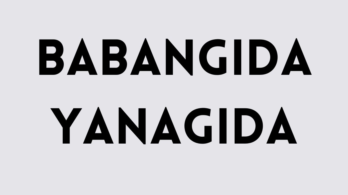 babangida yanagida