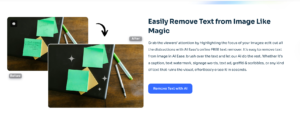 Using AI Ease’s Object Remover