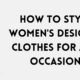 Women's Designer Clothes