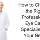 professional eye care