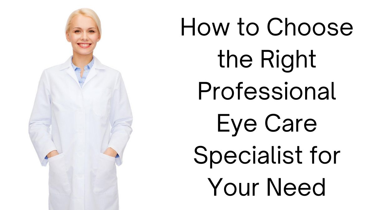 professional eye care